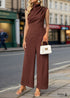2024 New Sleeveless Swing Collar Jumpsuit